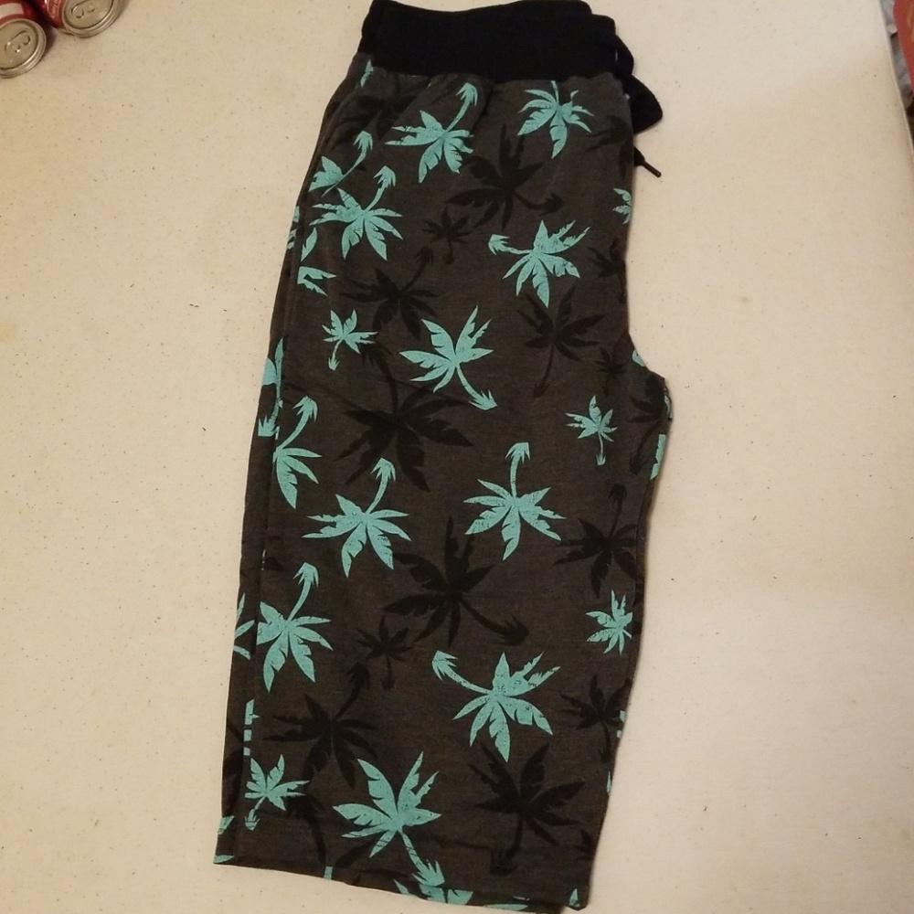 Rue 21 Palm Tree Jogger Shorts